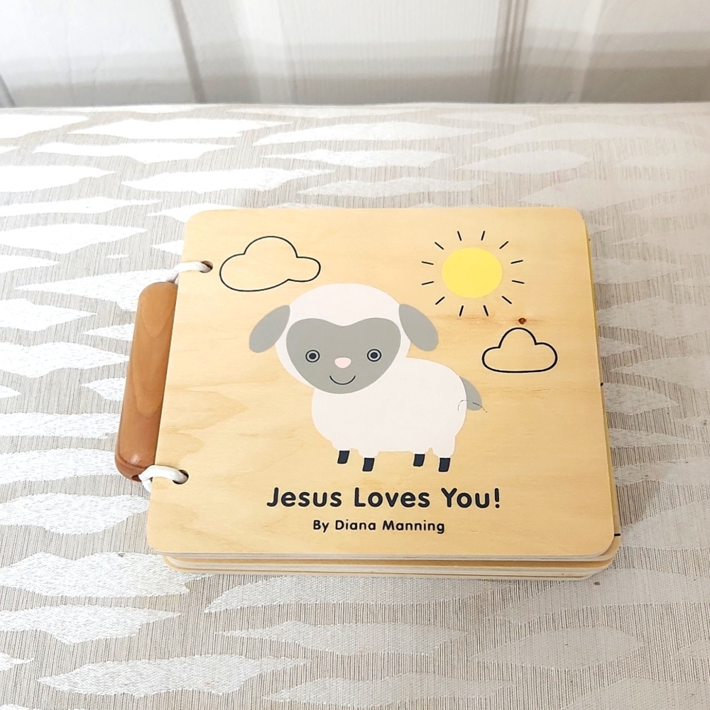 Jesus Loves You! Wooden Book, Hallmark